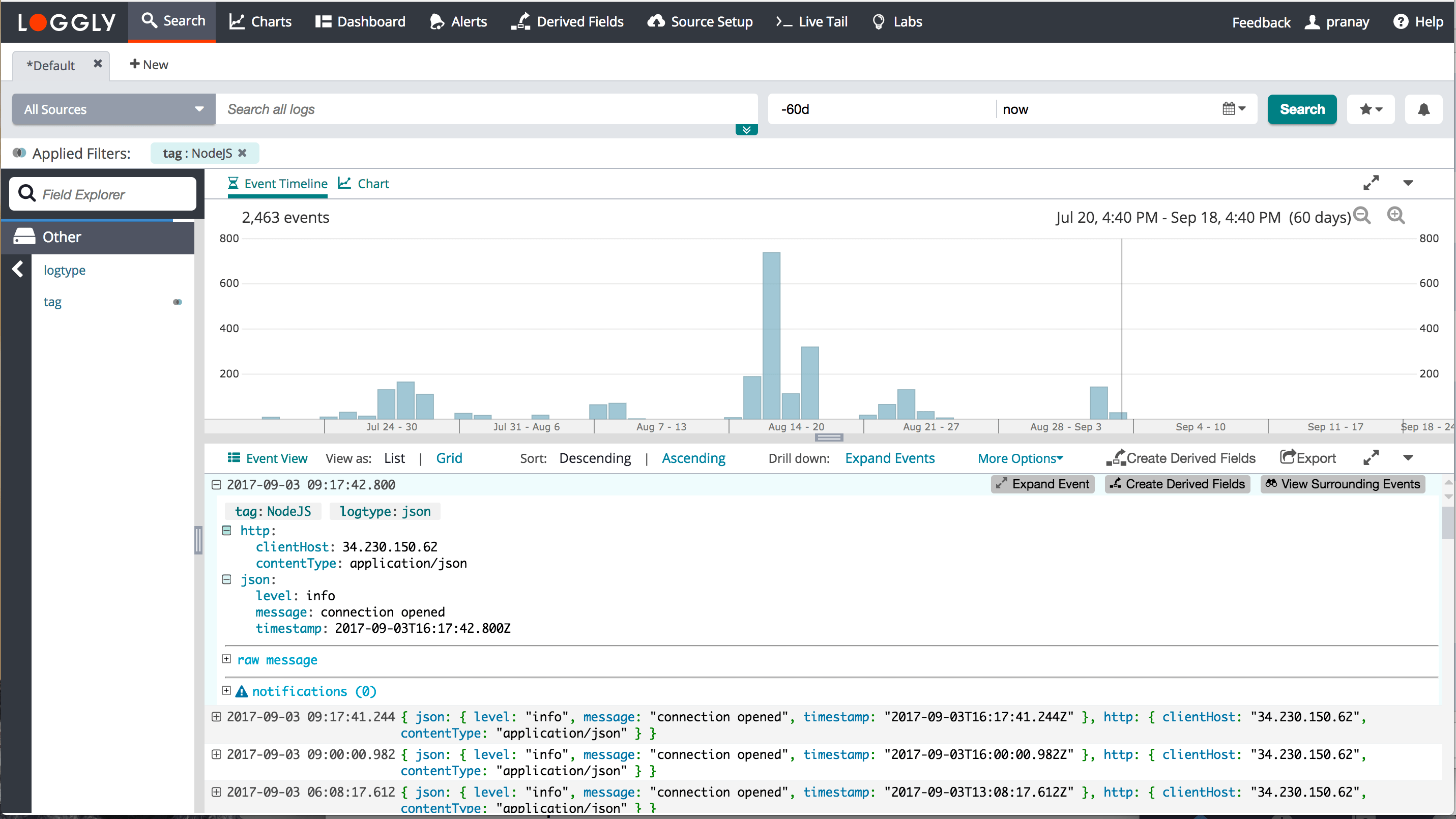 Automated Parsing Log Types Loggly 8519